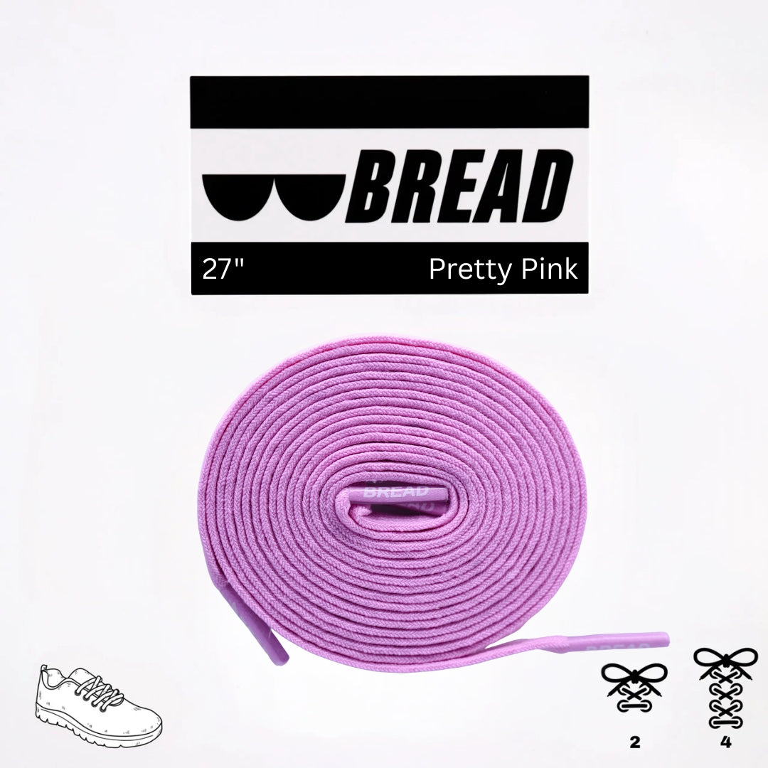 BREAD Laces 'Pretty Pink'
