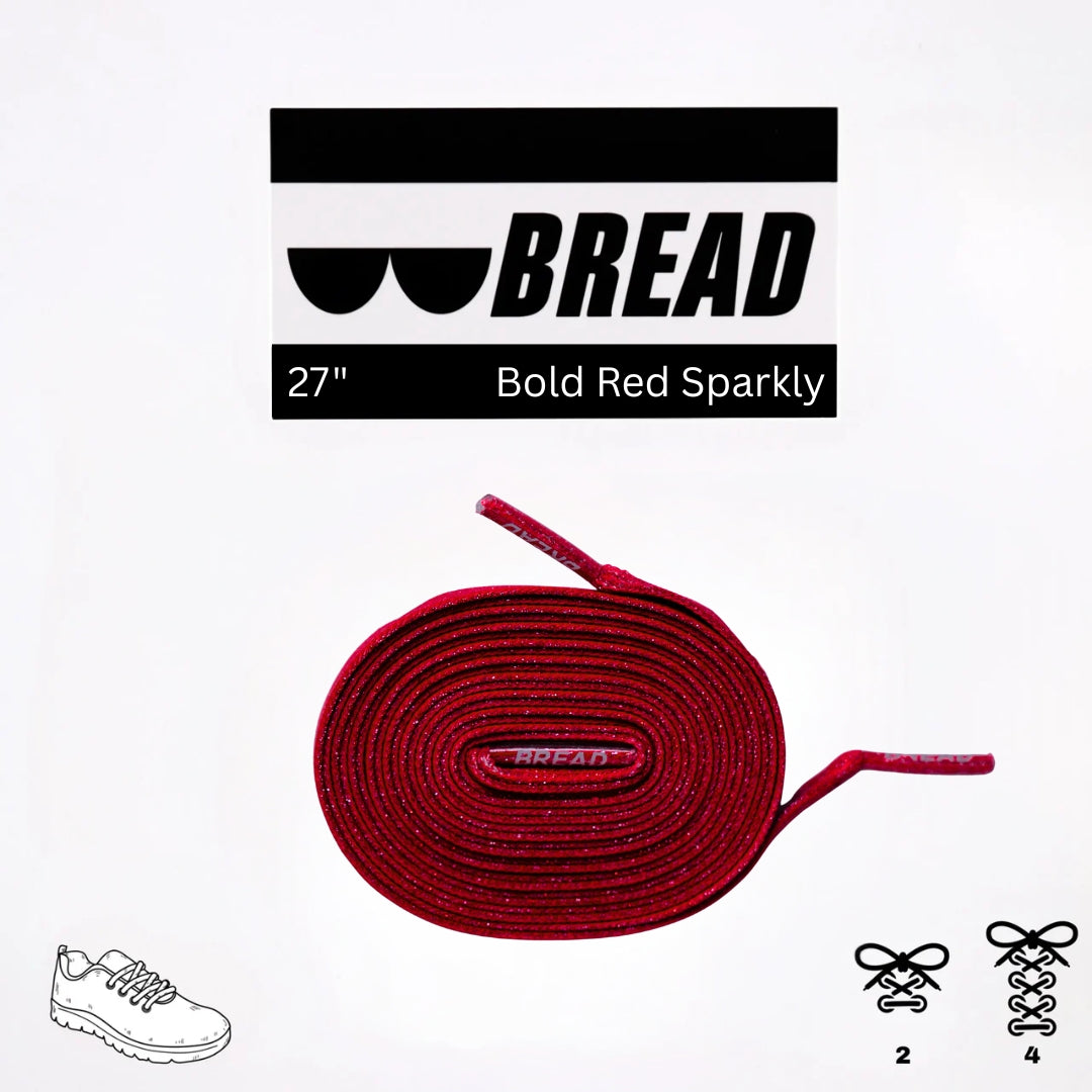 BREAD Laces 'Bold Red'