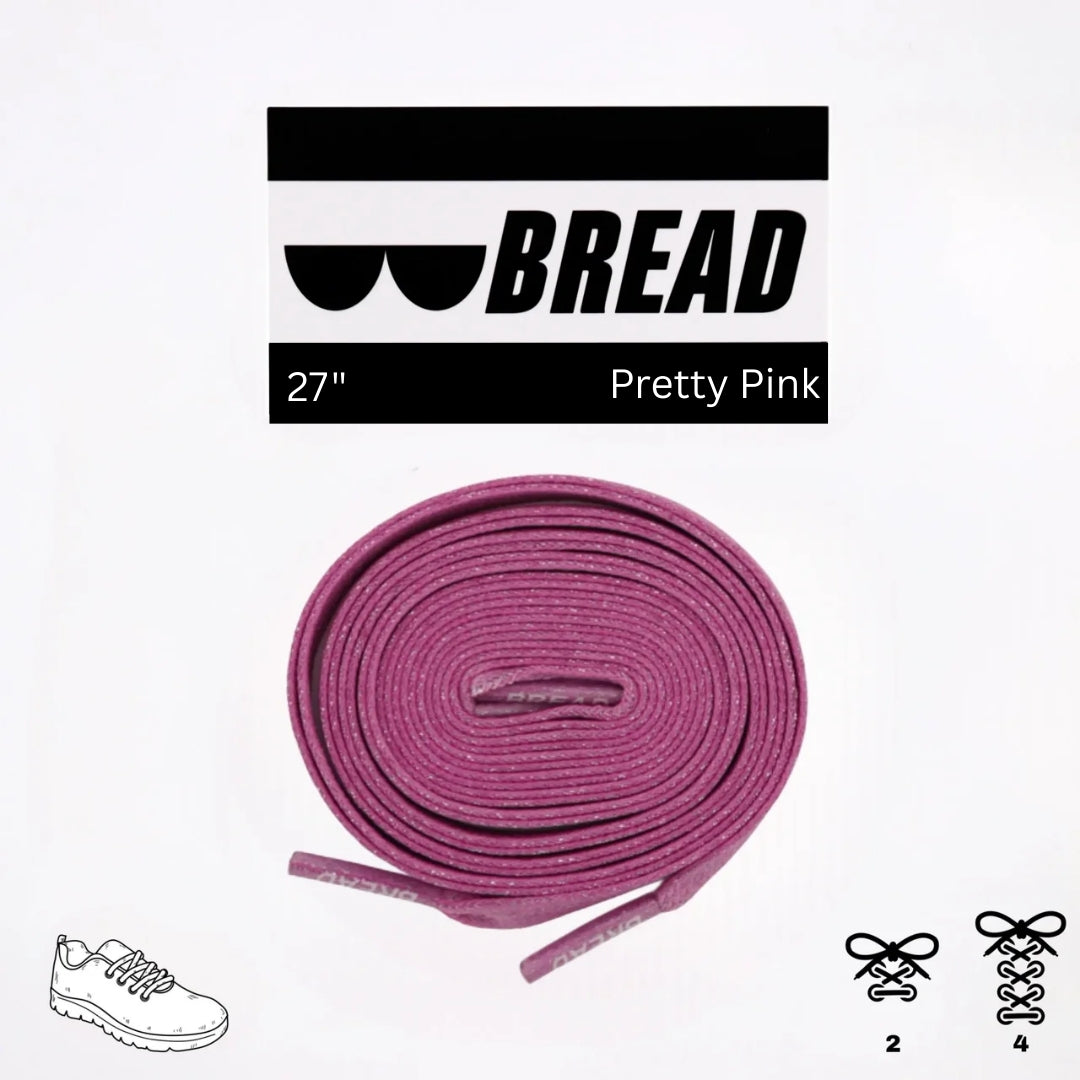 BREAD Laces 'Pretty Pink'