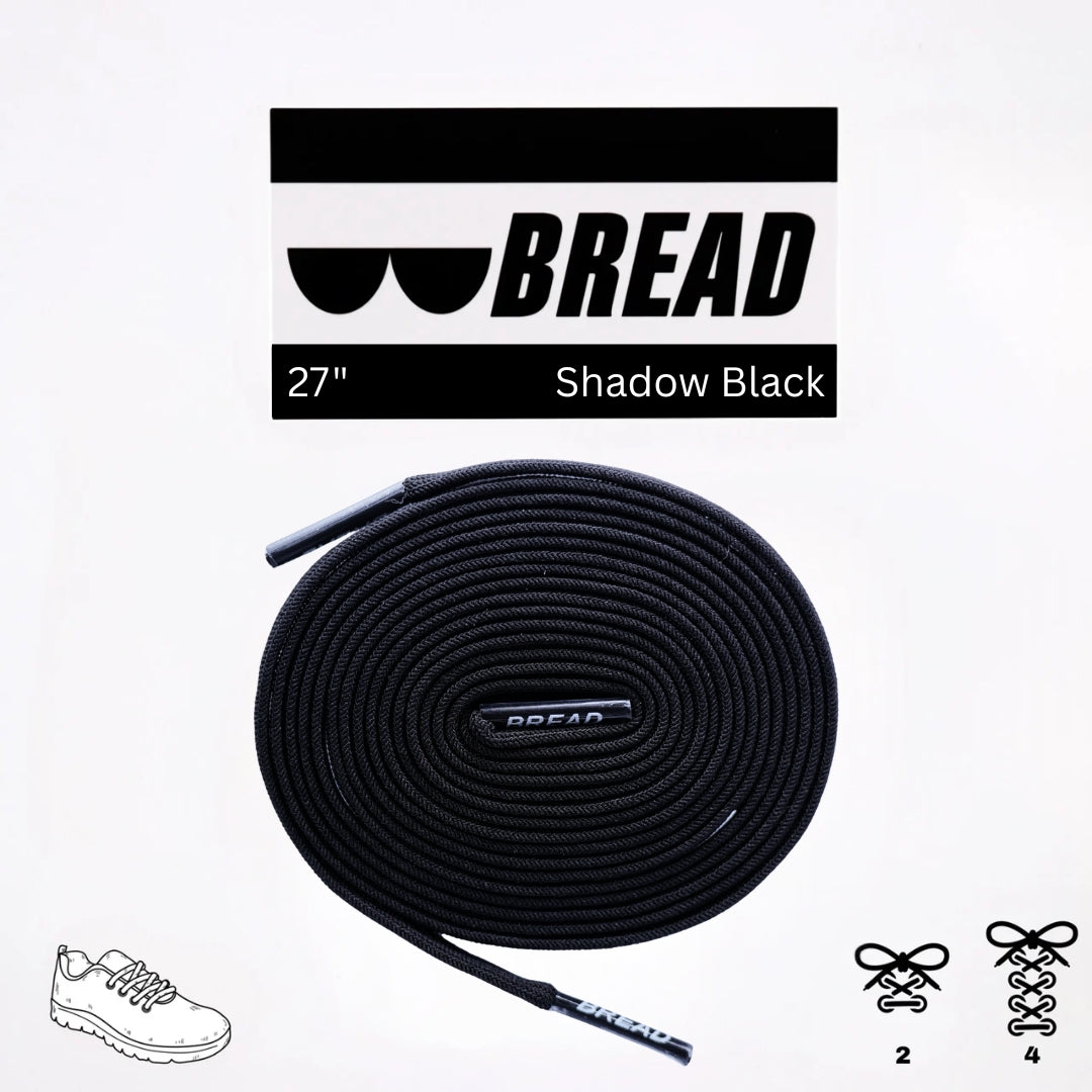 BREAD Laces 'Shadow Black'