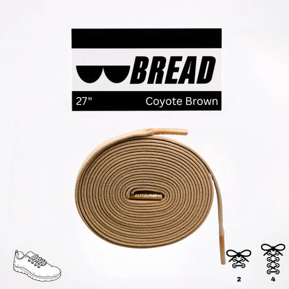 BREAD Laces 'Coyote Brown'