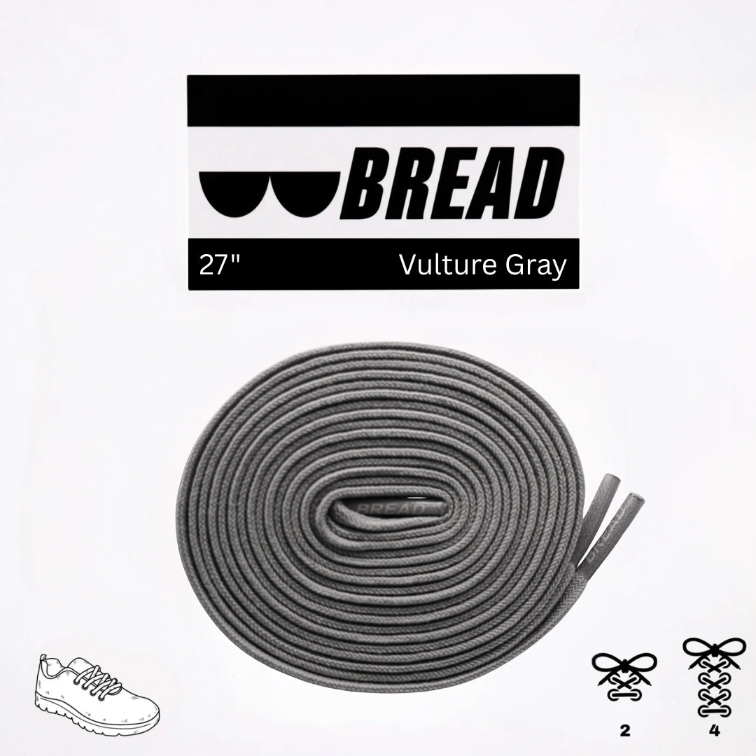 BREAD Laces 'Vulture Gray'