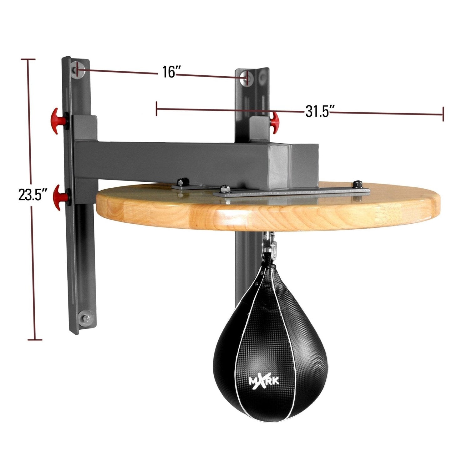 XMARK Professional Speed Bag Platform with Chain Swivel for MMA and Boxing