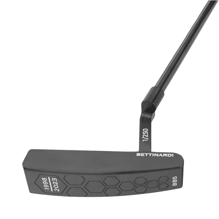 Bettinardi Limited Run 25th Anniversary Black PVD BB5 Fine Flymill Blade Putter
