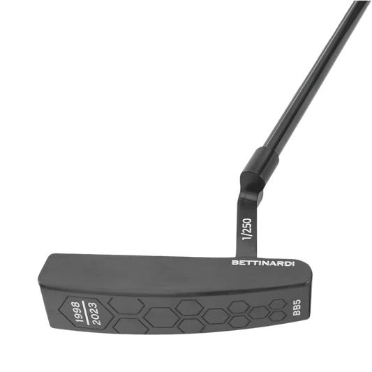 Bettinardi Limited Run 25th Anniversary Black PVD BB5 Fine Flymill Blade Putter
