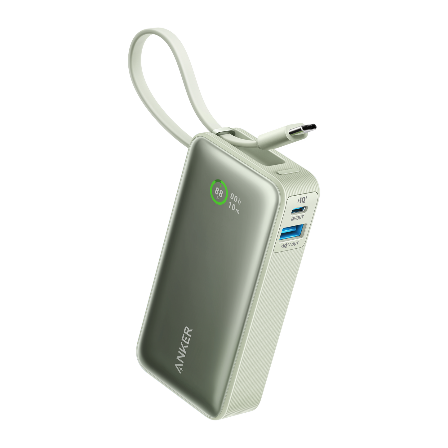 Anker Nano Power Bank (30W, Built-In USB-C Cable) - Mann