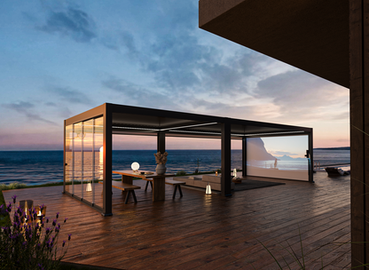 FlexPatio Motorized Projection Screen