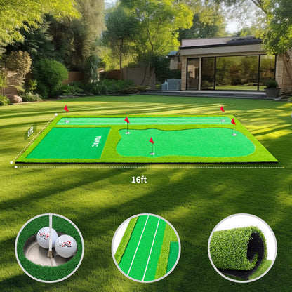 Yunic Golf Putting Green (16ft, Style A) - Mann