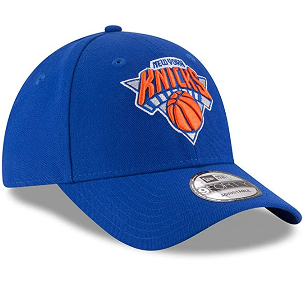 New York Knicks - NBA 9Forty Baseball Blue Hat, New Era - Mann