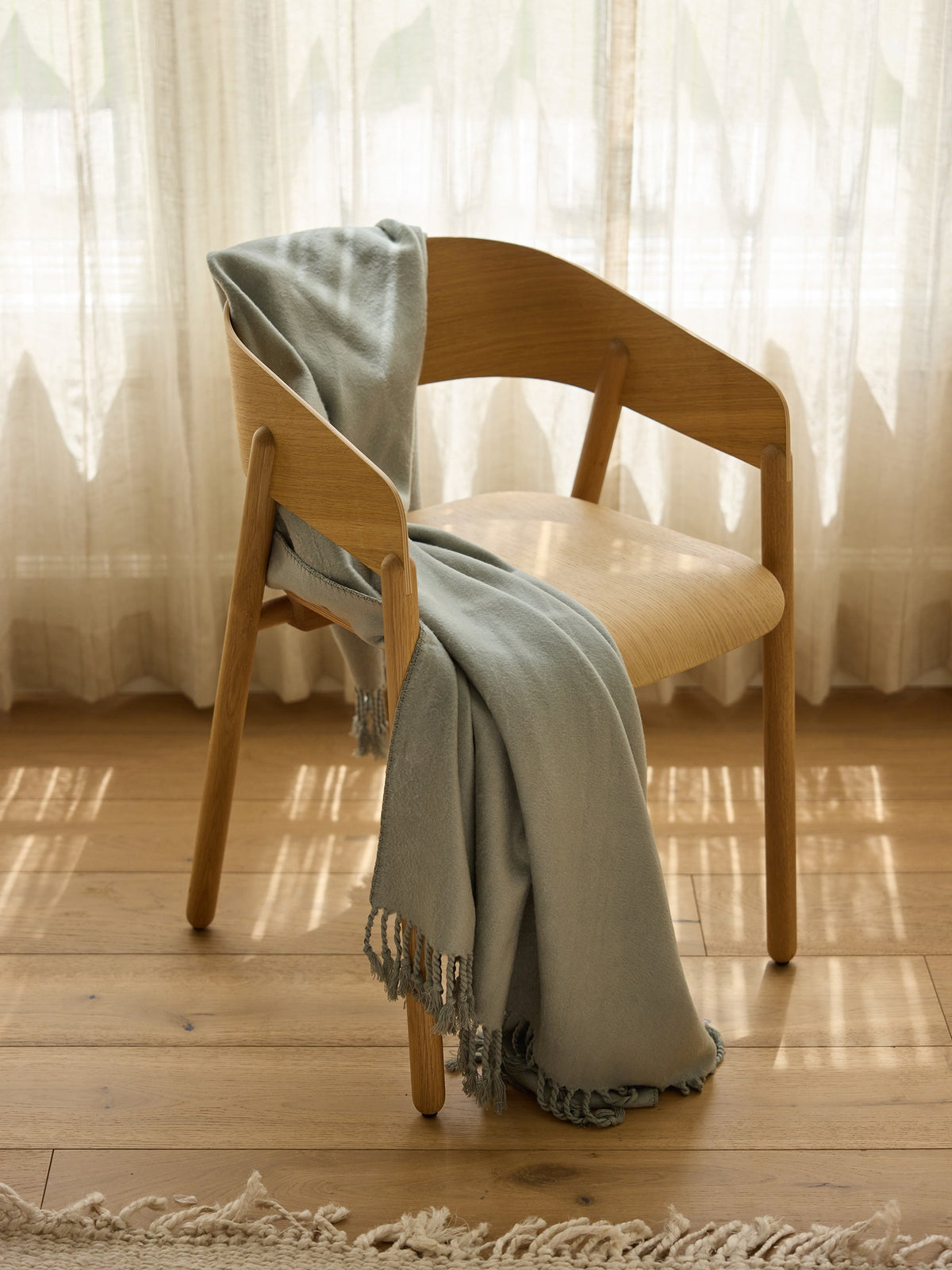 Cozy Earth Bamboo Tassel Throw