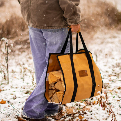 WDO Rectangle Canvas Firewood Log Carriers