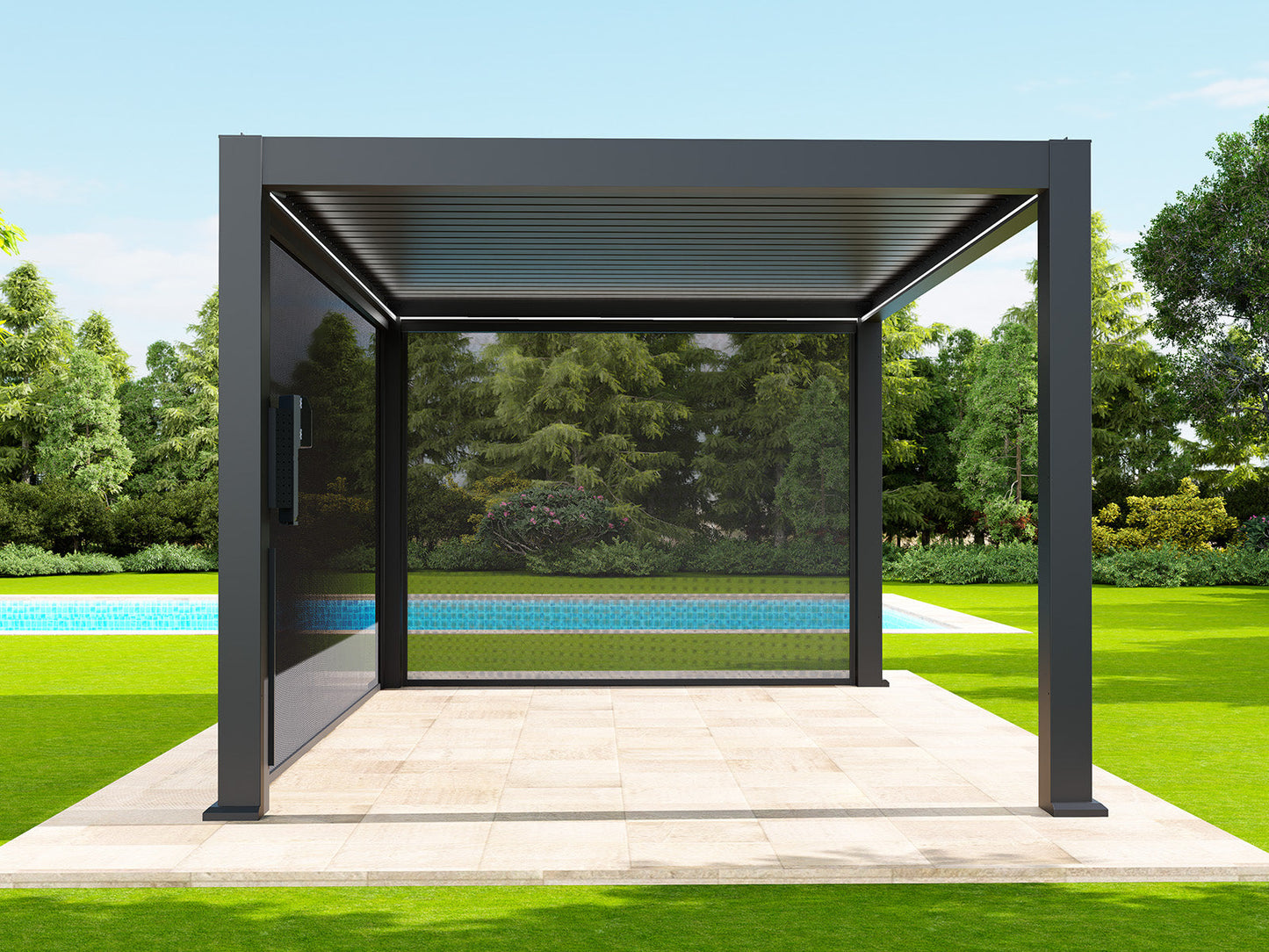 FlexPatio Motorized Roller Shades