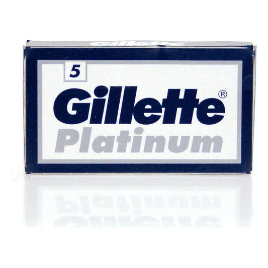 Gillette Platinum Double Edge Razor Blades, 5 ct