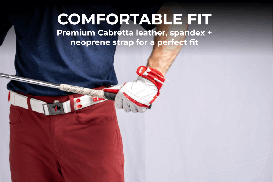 Byrd Golf Glove ∞ Black/Red