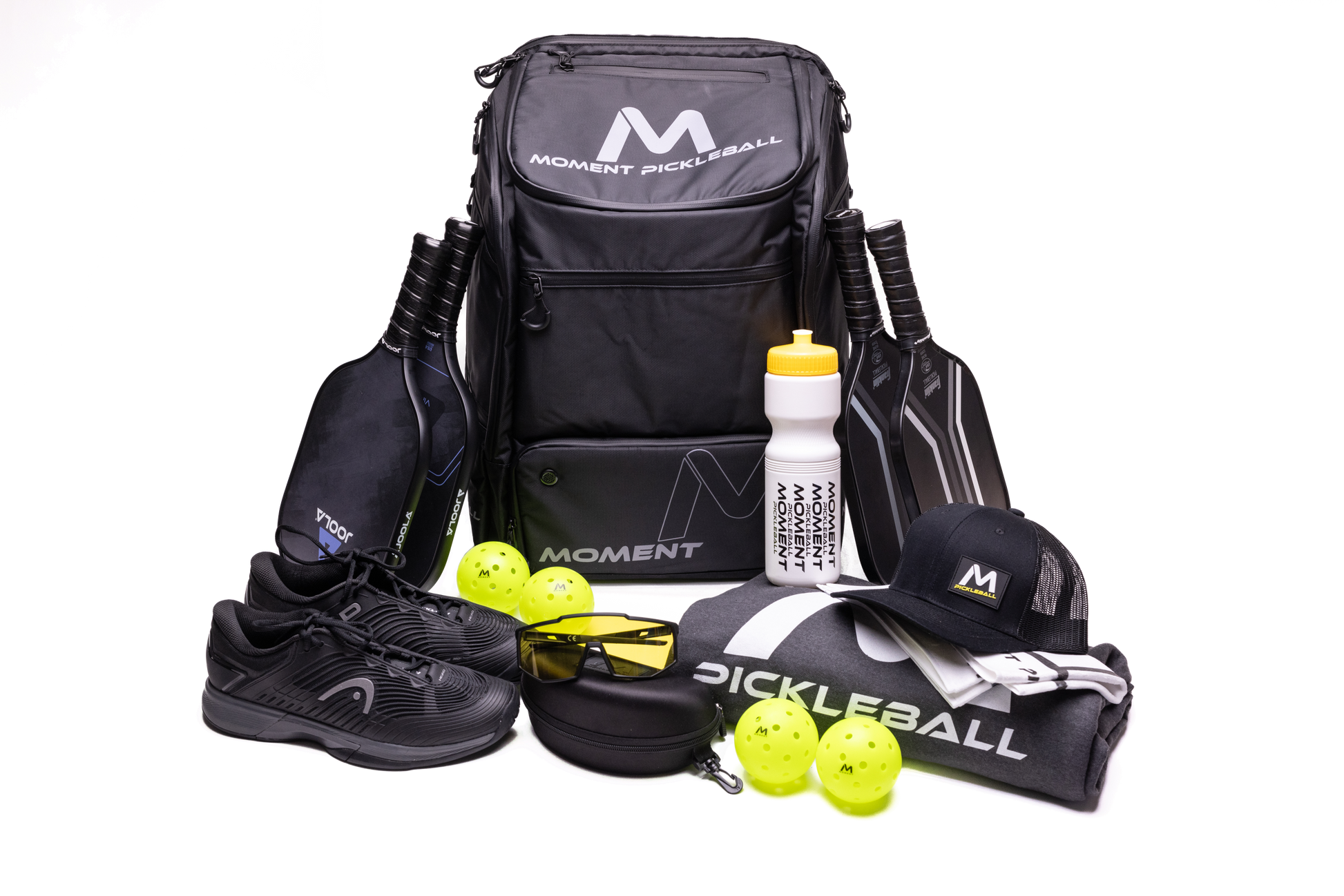 Moment Pickleball MW-PRO Bag / Travel Bag Black/Silver - Mann