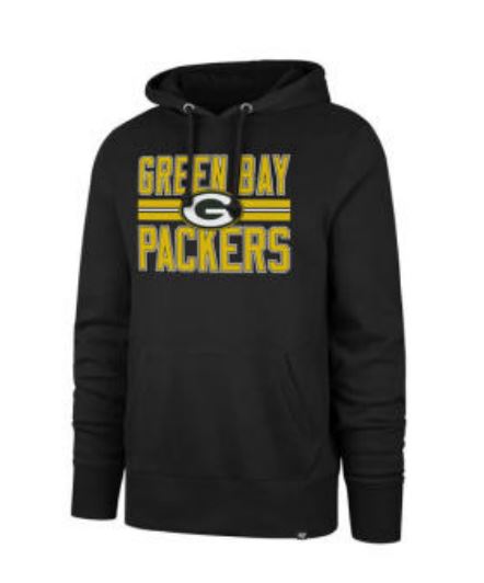 Green Bay Packers - Block Stripe Headline Hoodie - Mann