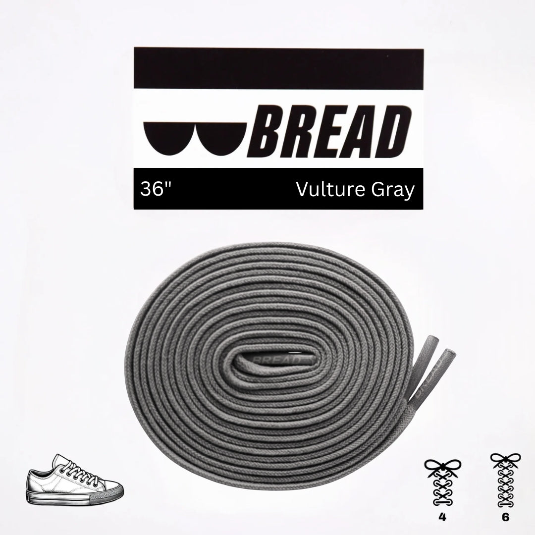 BREAD Laces 'Vulture Gray'