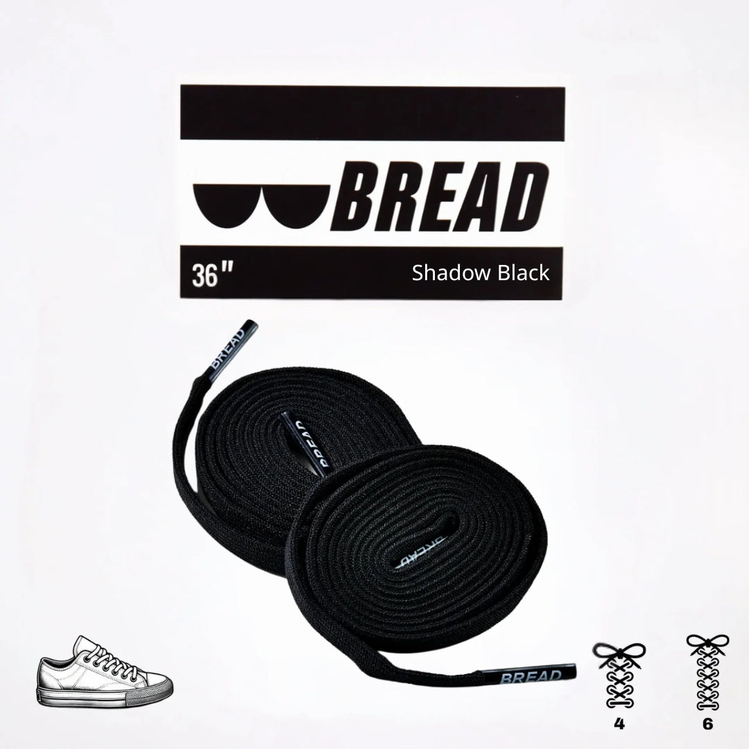 BREAD Laces 'Shadow Black'