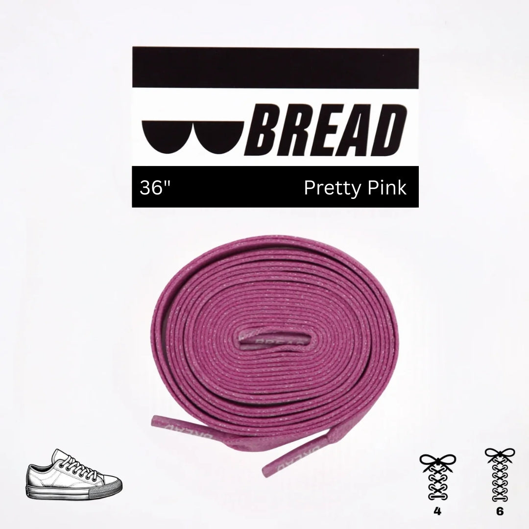 BREAD Laces 'Pretty Pink'