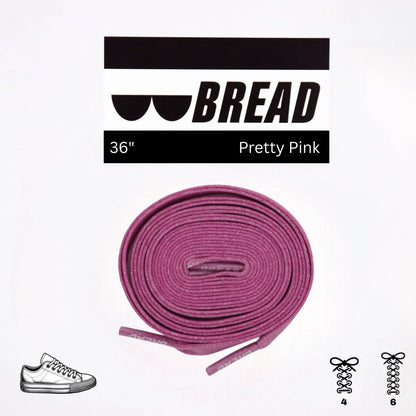 BREAD Laces 'Pretty Pink'