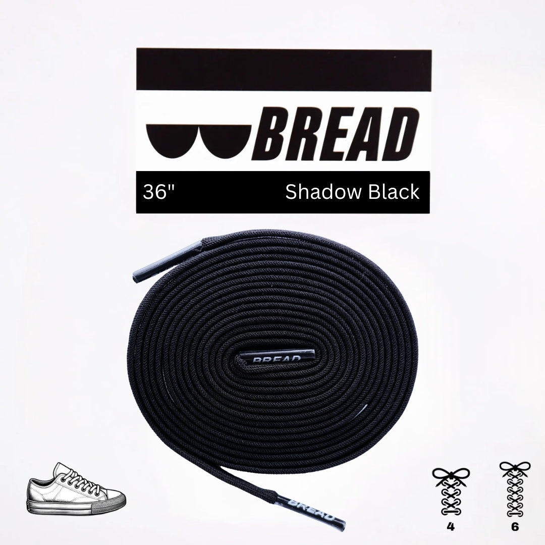 BREAD Laces 'Shadow Black'