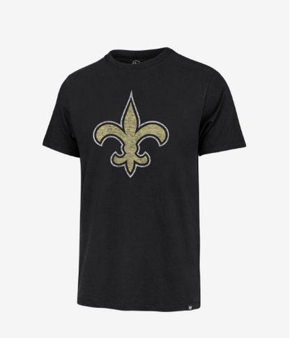 New Orleans Saints - Logo Black T-Shirt - Mann