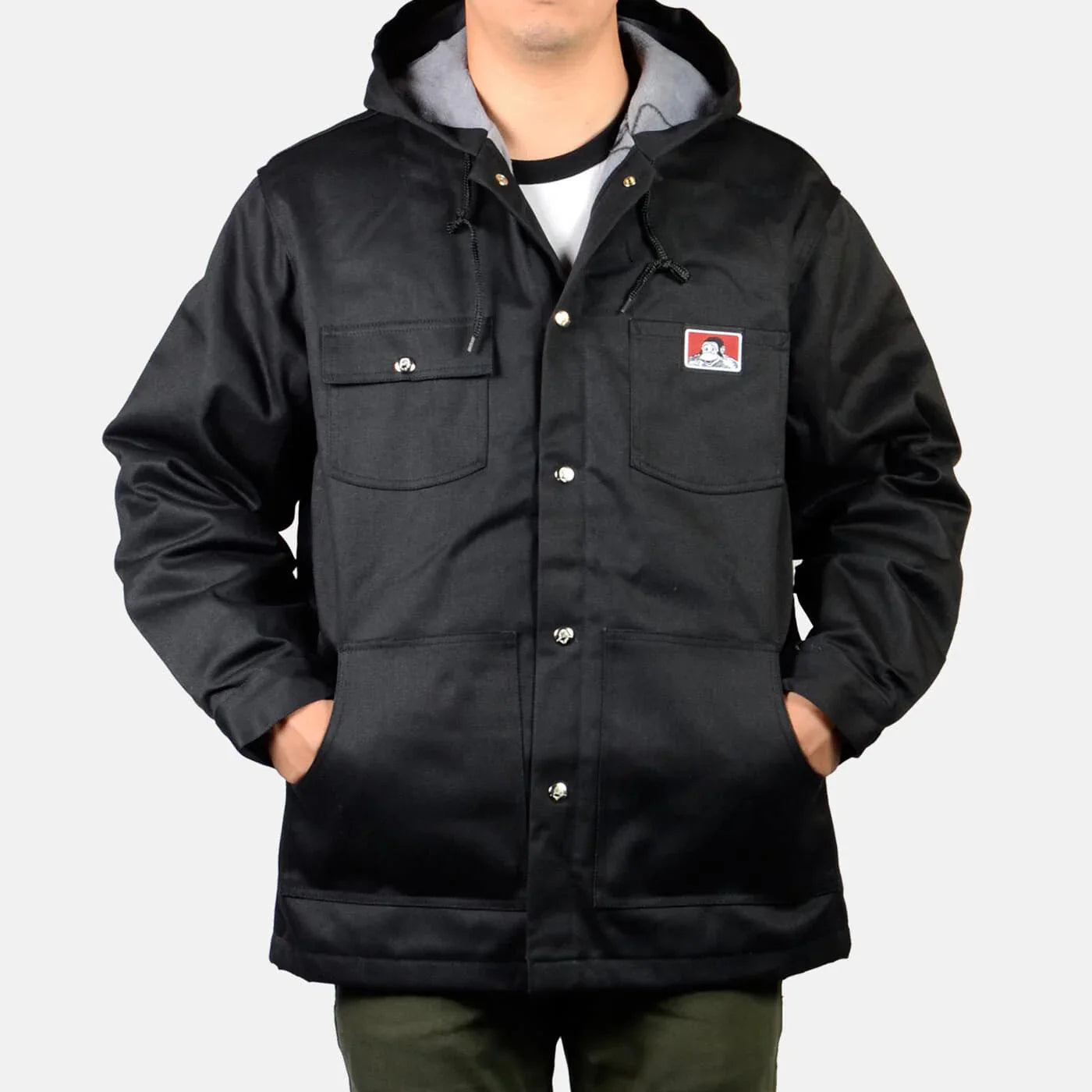Ben Davis Hooded Jacket w/ Snaps - Mann