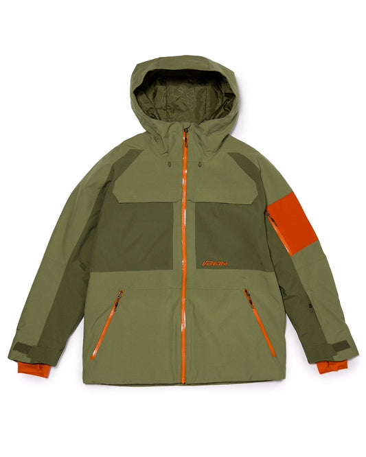 Size L Spyder Unisex Venom Lift Jacket - Army Green