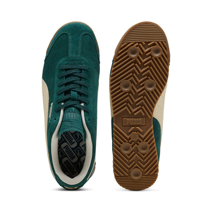 Size 11.5M Puma Roma Suede ‘Green Terrain/Alpine Snow’