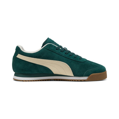 Size 11.5M Puma Roma Suede ‘Green Terrain/Alpine Snow’