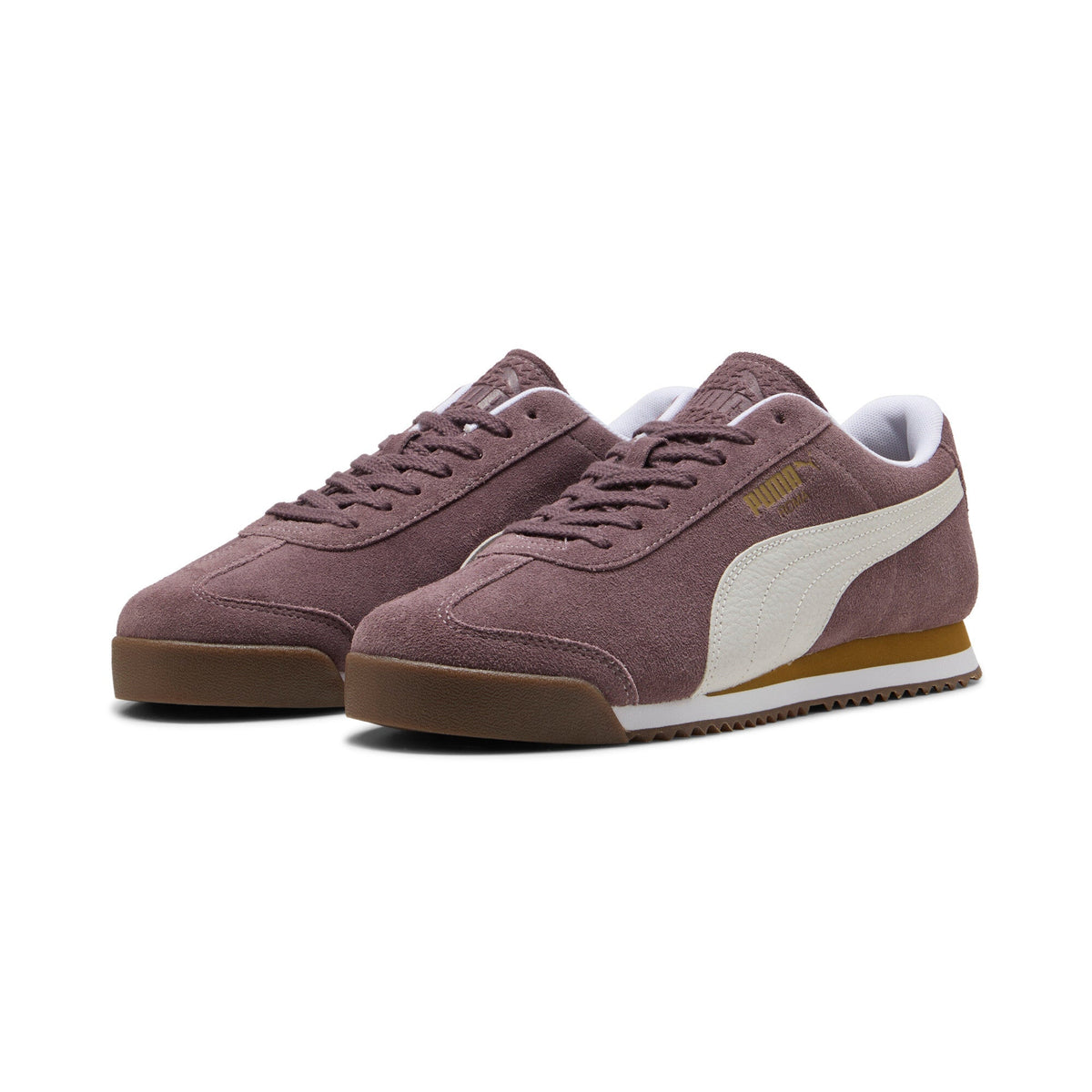 Size 12M Puma Roma Suede ‘Raisin/White’