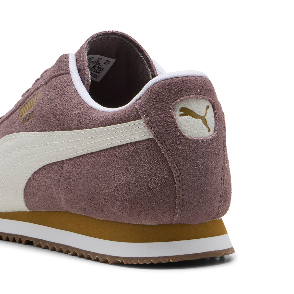 Size 12M Puma Roma Suede ‘Raisin/White’