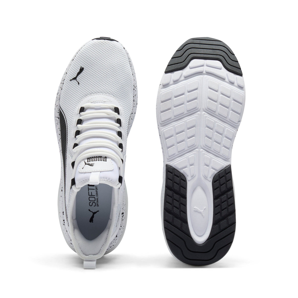Puma Amplifier Speckle ‘White/Black’