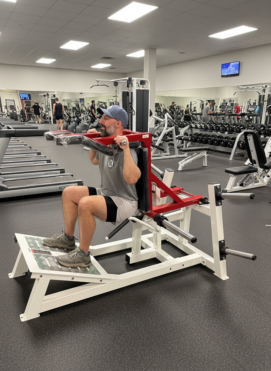 SFE Plate Loaded Power Squat & Hack Squat (V-Squat) Machine