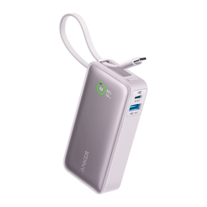 Anker Nano Power Bank (30W, Built-In USB-C Cable) - Mann