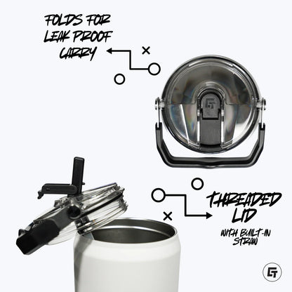 Tennessee Volunteers - Tennessee 40oz Carry Metal Tumbler - Mann