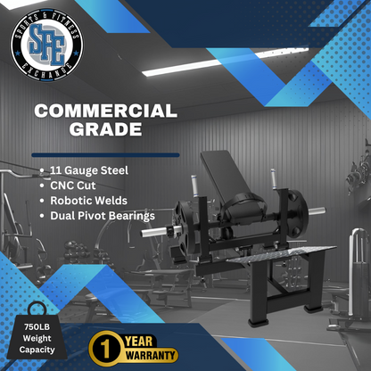 SFE Plate Loaded Hip Thrust Glute Drive Machine