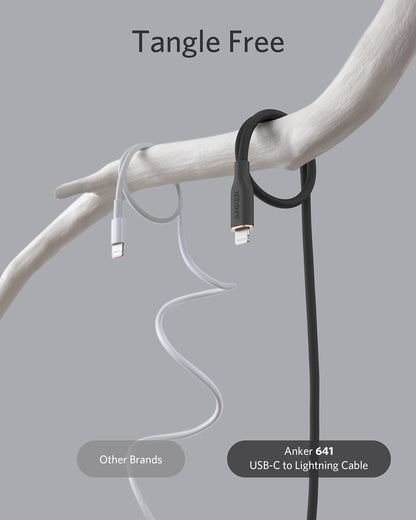 Anker 641 USB-C to Lightning Cable (Flow, Silicone) - Mann