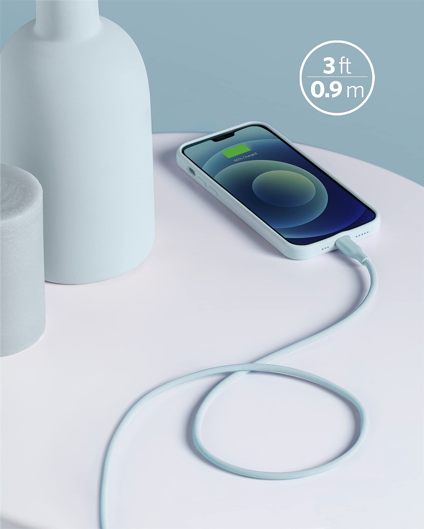 Anker 641 USB-C to Lightning Cable (Flow, Silicone) - Mann
