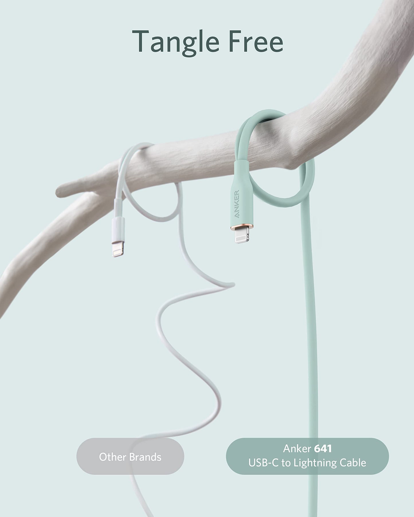Anker 641 USB-C to Lightning Cable (Flow, Silicone) - Mann
