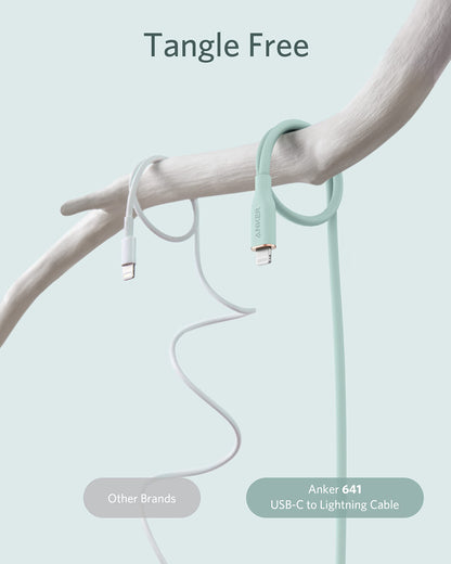 Anker 641 USB-C to Lightning Cable (Flow, Silicone) - Mann