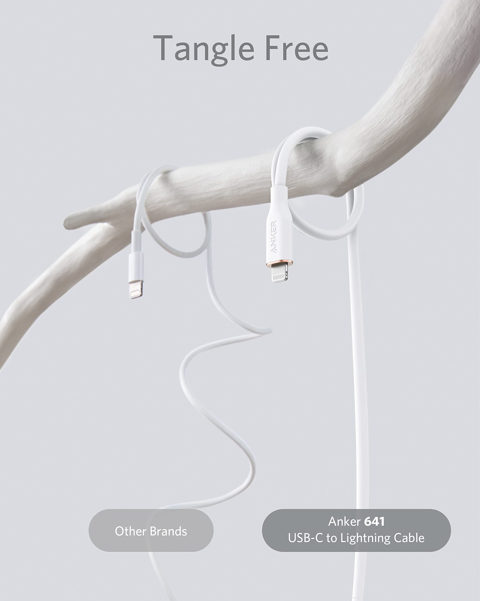 Anker 641 USB-C to Lightning Cable (Flow, Silicone) - Mann