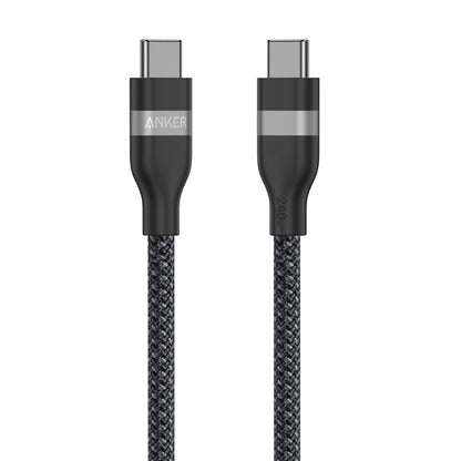 Anker USB-C to USB-C Cable (3 ft / 6 ft, 240W, Upcycled-Braided) - Mann