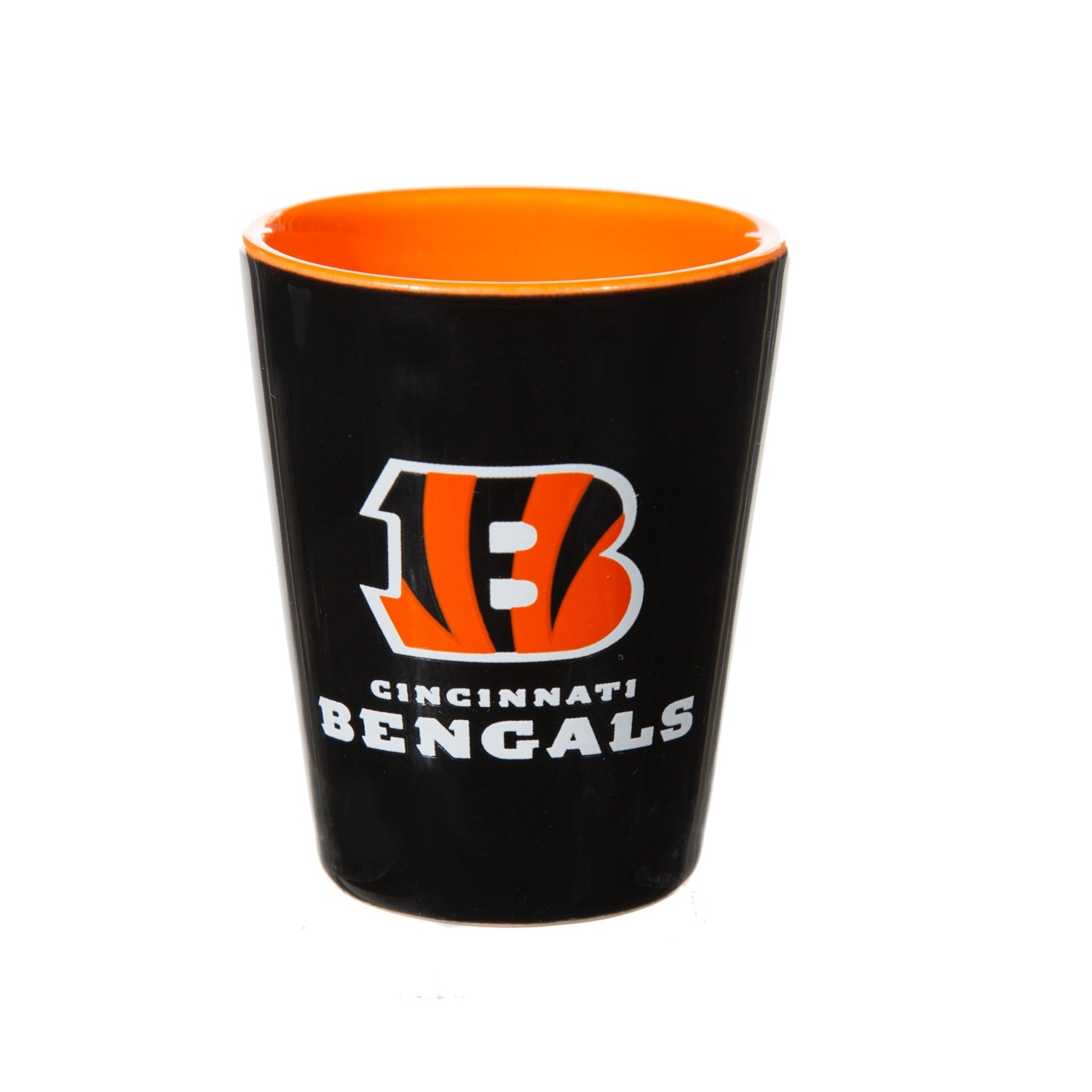 NFL Cincinnati Bengals - Glass and Ceramic Shot Glass Set - Mann