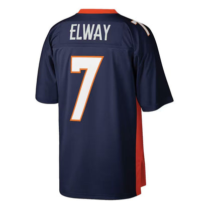 Size XS Denver Broncos - John Elway 1998 Navy Legacy Jersey