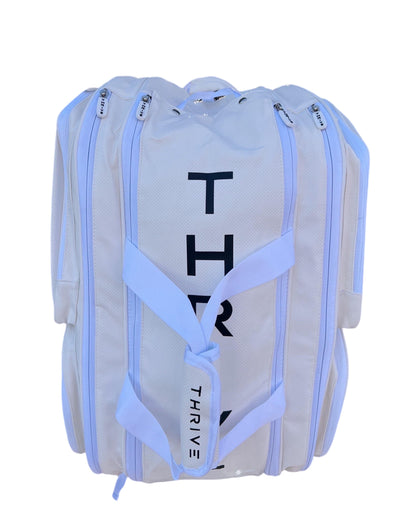 Thrive Pickleball Elite Pro Tour Bag w/ Shoe Bag - WHITE - Mann