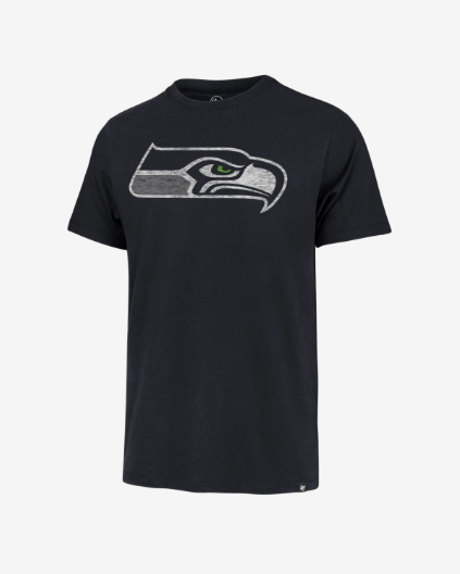 Seattle Seahawks - Logo Atlas Blue T-Shirt - Mann