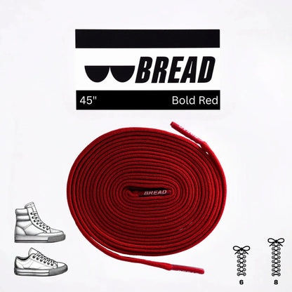 BREAD Laces 'Bold Red'