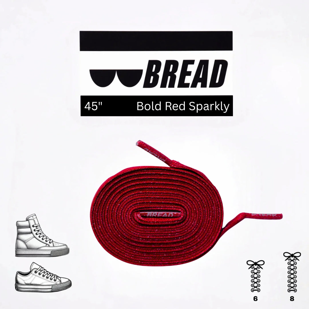 BREAD Laces 'Bold Red'