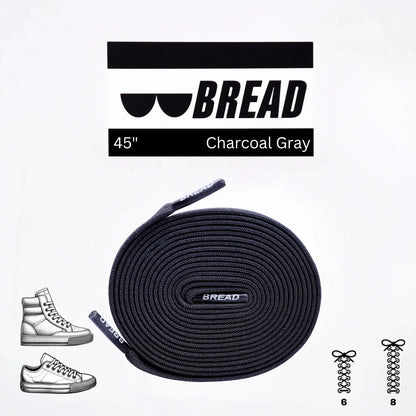 BREAD Laces 'Charcoal Grey'
